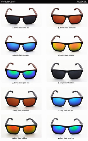 Bamboo Wood Polarized Sunglasses