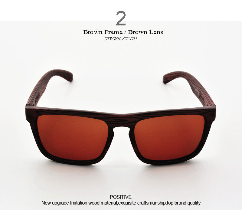Bamboo Wood Polarized Sunglasses