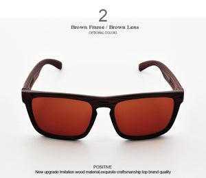 Bamboo Wood Polarized Sunglasses
