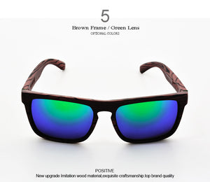 Bamboo Wood Polarized Sunglasses