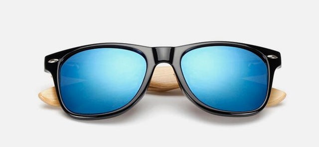 Ralferty Retro Wood Sunglasses Men Bamboo Sunglass