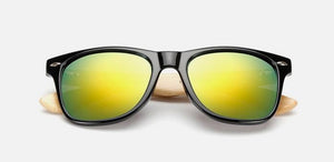 Ralferty Retro Wood Sunglasses Men Bamboo Sunglass