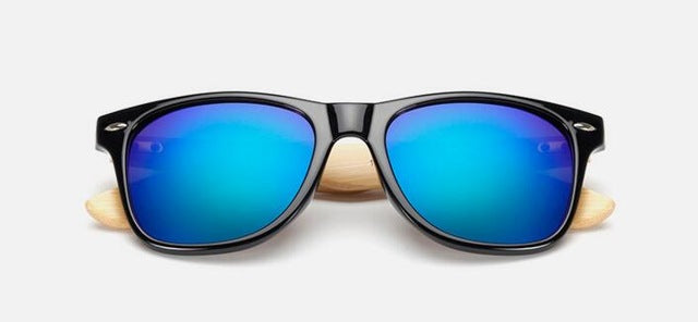 Ralferty Retro Wood Sunglasses Men Bamboo Sunglass