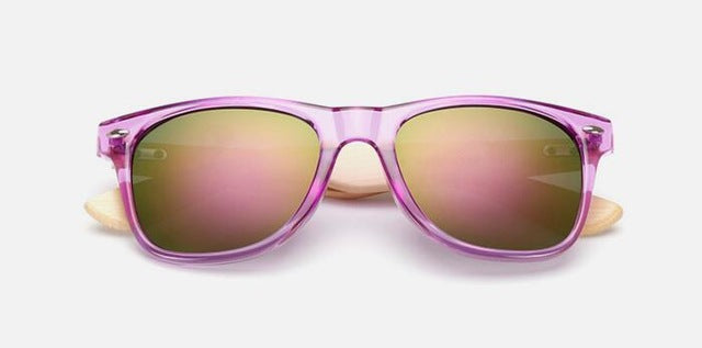 Ralferty Retro Wood Sunglasses Men Bamboo Sunglass