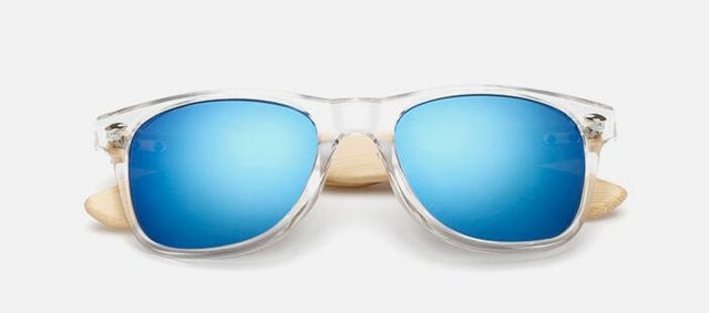 Ralferty Retro Wood Sunglasses Men Bamboo Sunglass