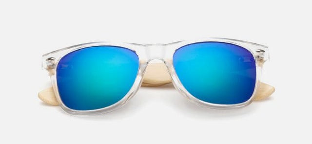 Ralferty Retro Wood Sunglasses Men Bamboo Sunglass