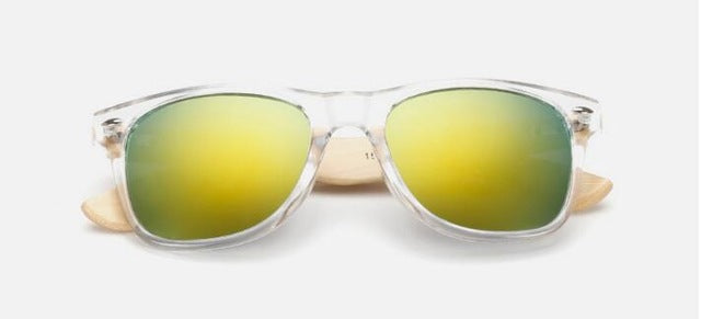 Ralferty Retro Wood Sunglasses Men Bamboo Sunglass
