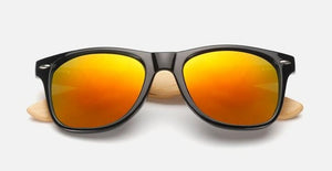 Ralferty Retro Wood Sunglasses Men Bamboo Sunglass