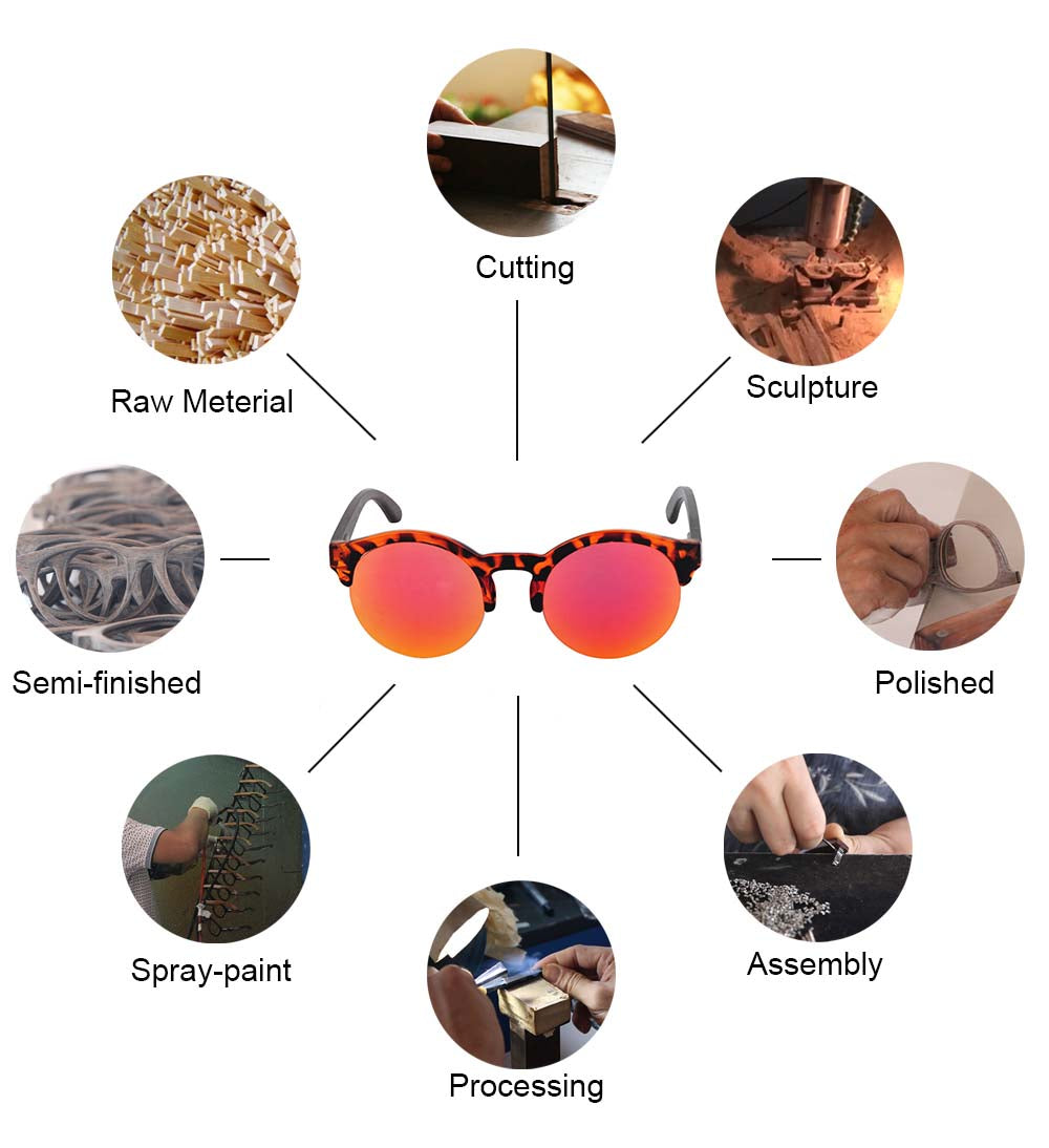 Wooden Sunglasses Handmade LS5020