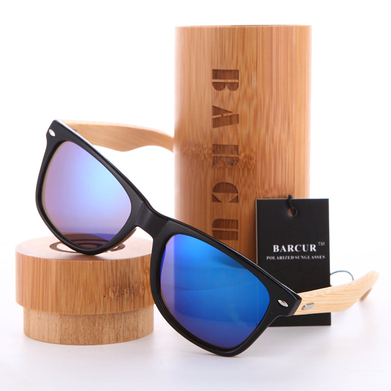 New Bamboo Polarized Sunglasses BARCUR