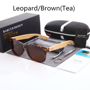 New Bamboo Polarized Sunglasses BARCUR