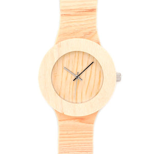 Women Wood Bamboo Quartz wrist watches Luxury Brand