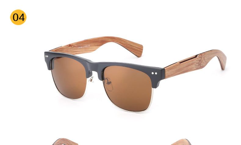 Classic Wood Bamboo Sunglasses TL605