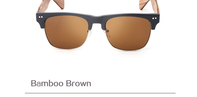 Classic Wood Bamboo Sunglasses TL605