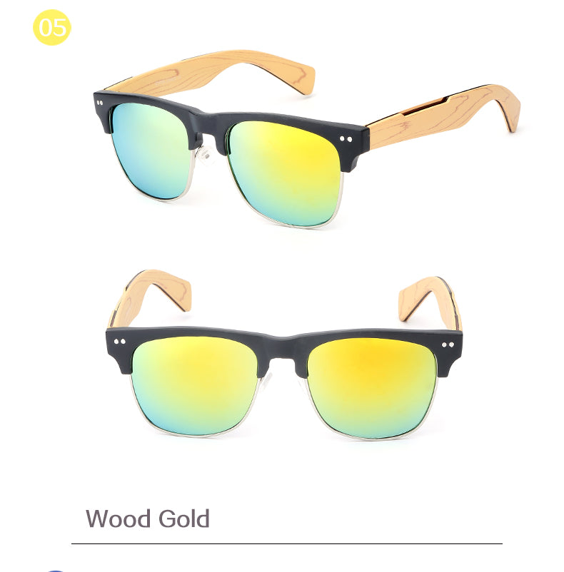 Classic Wood Bamboo Sunglasses TL605