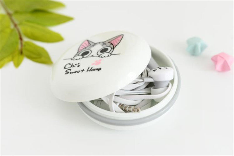 New Cute Cat Earphones 3.5mm