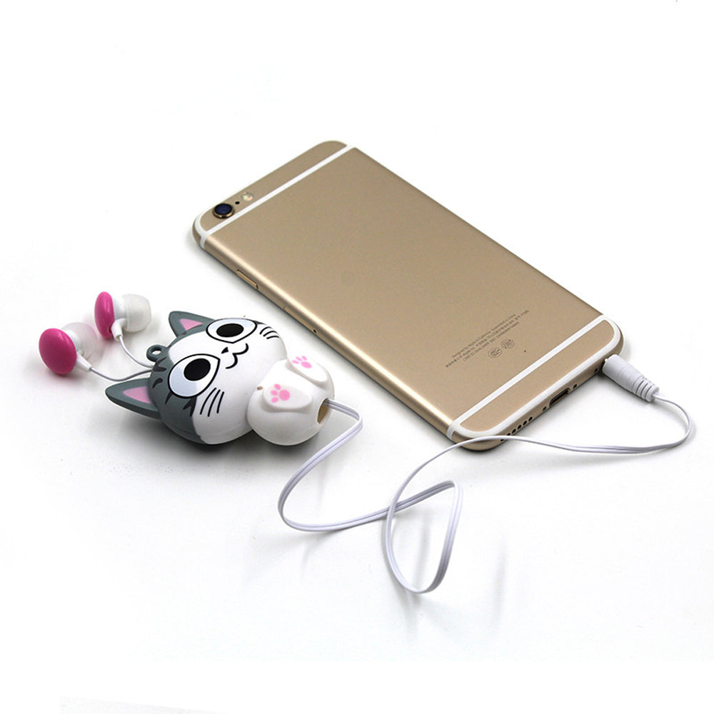 Cartoon Cute Anime Cat Headset Headphone Earphone