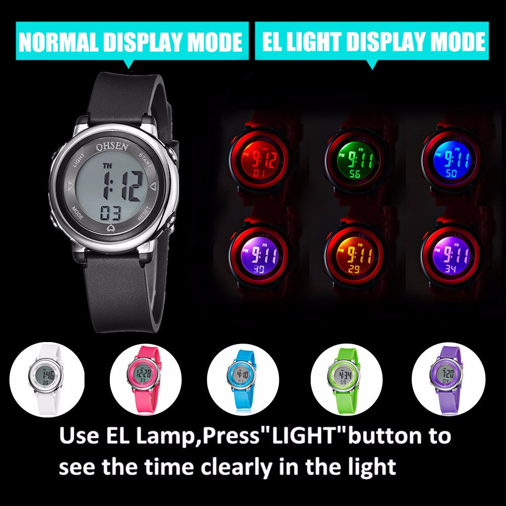 Jelly Candy Watch Clock Woman Waterproof 50M Outdoor