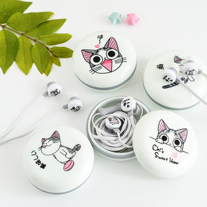 New Cute Cat Earphones 3.5mm