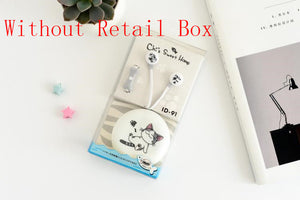 New Cute Cat Earphones 3.5mm