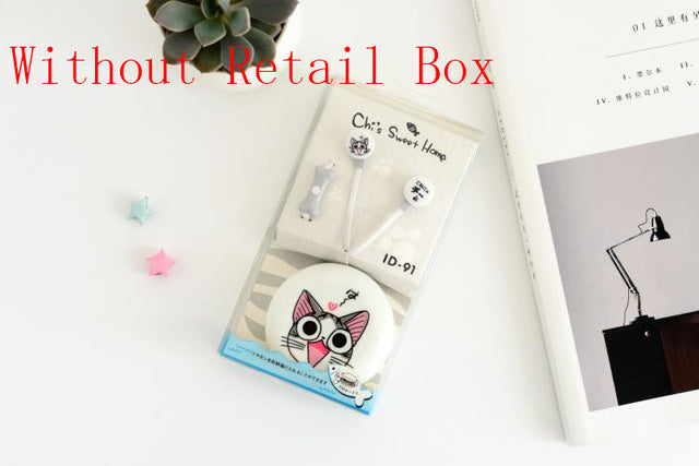 New Cute Cat Earphones 3.5mm