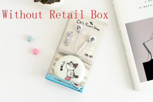 New Cute Cat Earphones 3.5mm