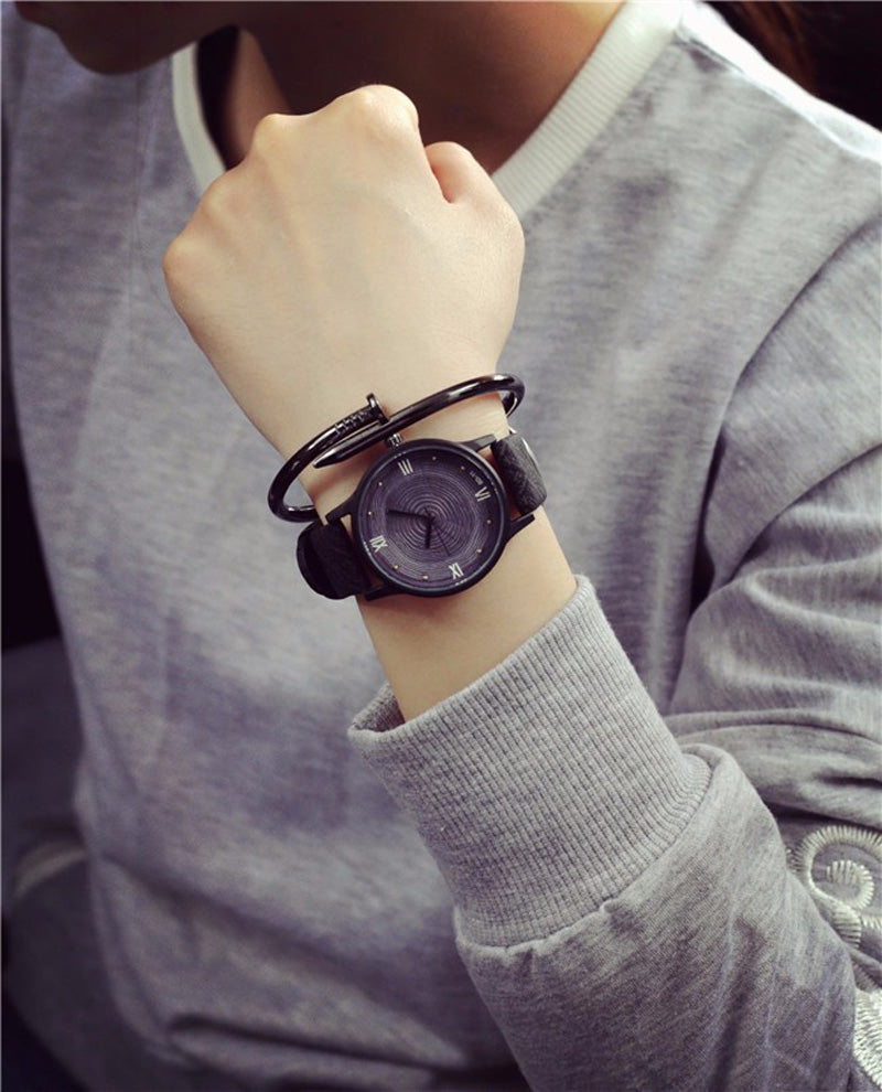 Fashion Wood Face Casual BGG Luxury Brand Women's Watch