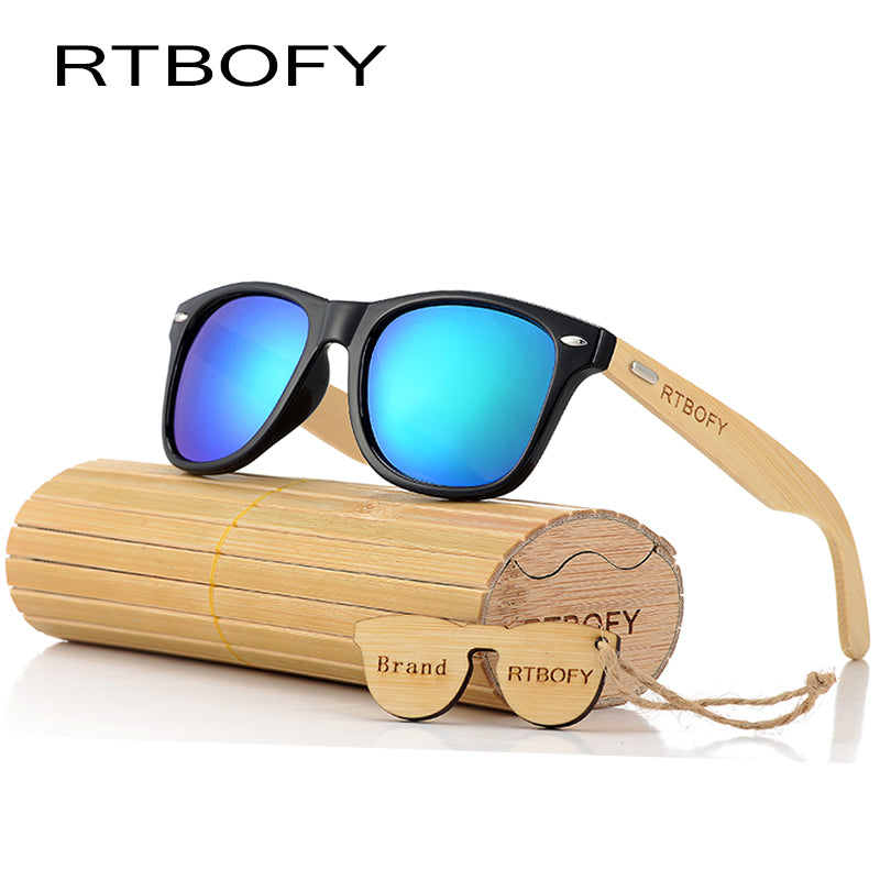 RTBOFY Bamboo Wood Sunglasses