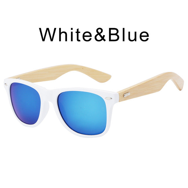 HDCRAFTER Bamboo Sunglasses with case