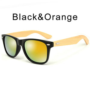 HDCRAFTER Bamboo Sunglasses with case