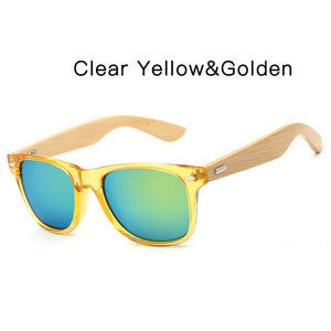 HDCRAFTER Bamboo Sunglasses with case