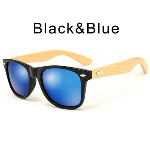 HDCRAFTER Bamboo Sunglasses with case