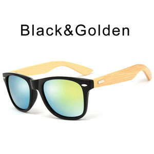 HDCRAFTER Bamboo Sunglasses with case