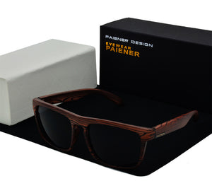 Bamboo Wood Polarized Sunglasses
