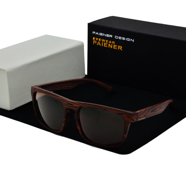 Bamboo Wood Polarized Sunglasses