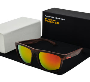Bamboo Wood Polarized Sunglasses