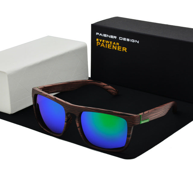Bamboo Wood Polarized Sunglasses