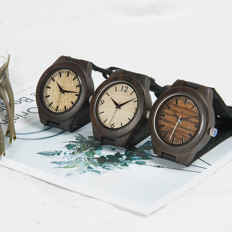 Ebony Wooden Watches