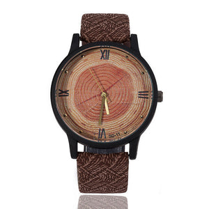 Fashion Wood Face Casual BGG Luxury Brand Women's Watch