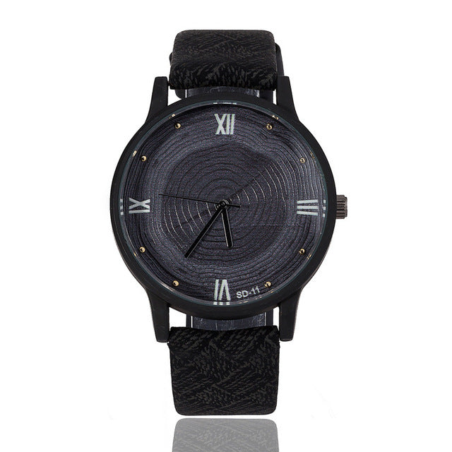 Fashion Wood Face Casual BGG Luxury Brand Women's Watch