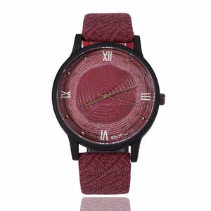 Fashion Wood Face Casual BGG Luxury Brand Women's Watch