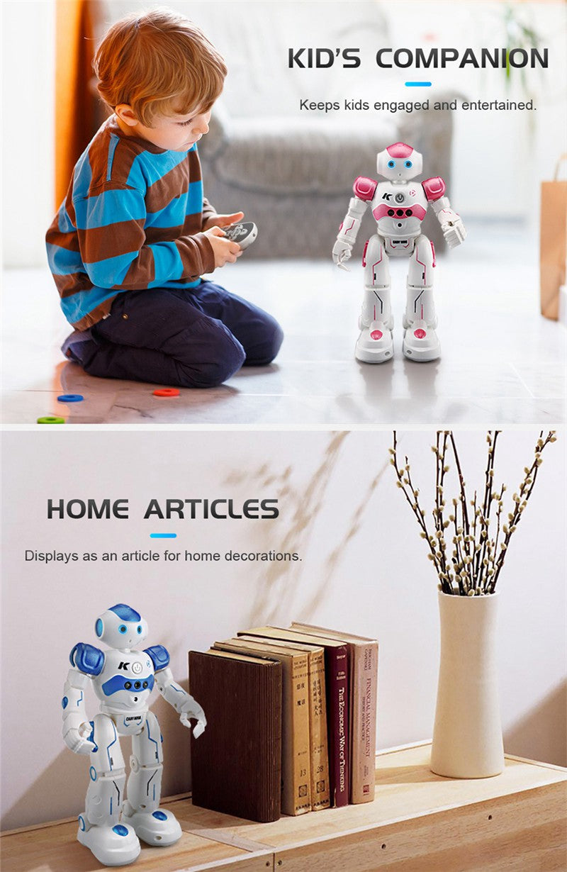 Dancing Gesture Control RC Robot Toy Blue Pink