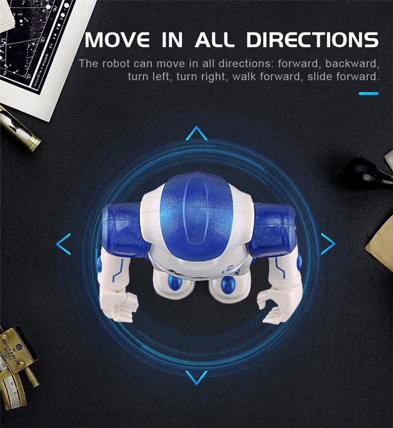 Dancing Gesture Control RC Robot Toy Blue Pink