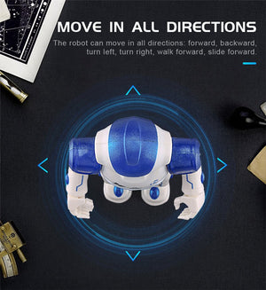 Dancing Gesture Control RC Robot Toy Blue Pink