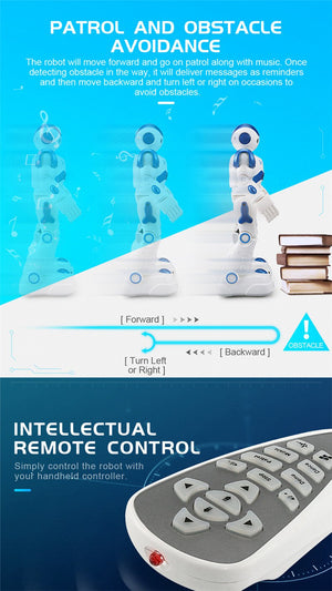 Dancing Gesture Control RC Robot Toy Blue Pink