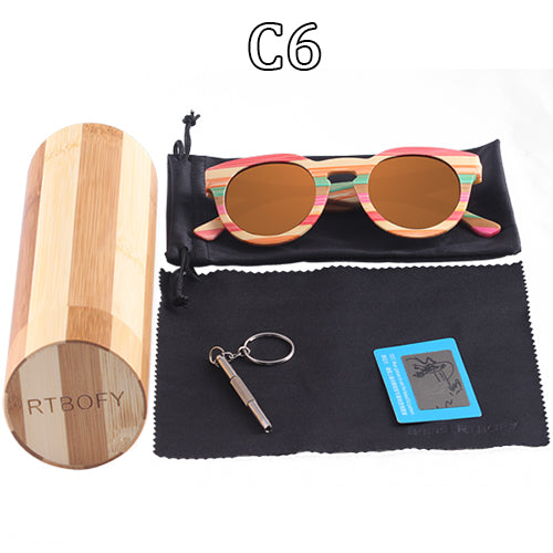 RTBOFY Wood Sunglasses