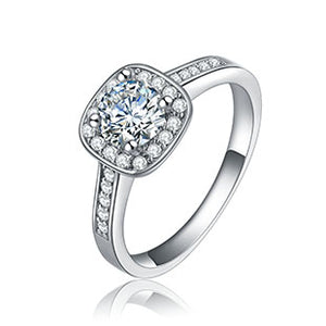 Silver Plated Plated Wedding Rings For Women