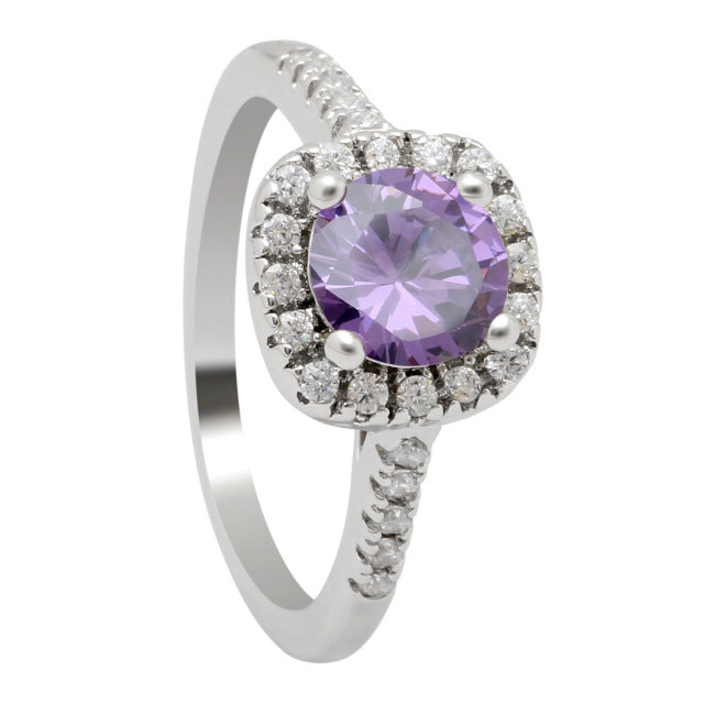 Silver Plated Plated Wedding Rings For Women