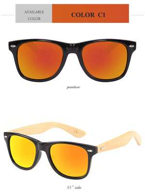 RTBOFY Bamboo Wood Sunglasses