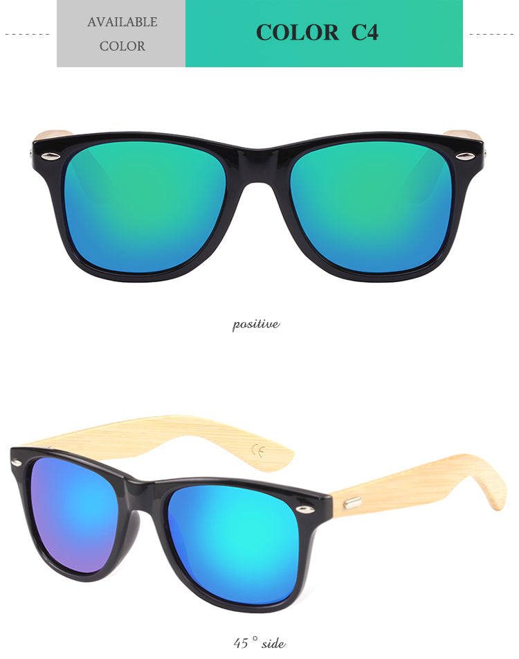 RTBOFY Bamboo Wood Sunglasses